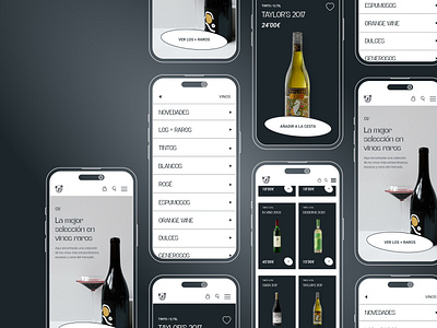 Wine Ecommerce - App Design branding graphic design logo ui uiux user interface