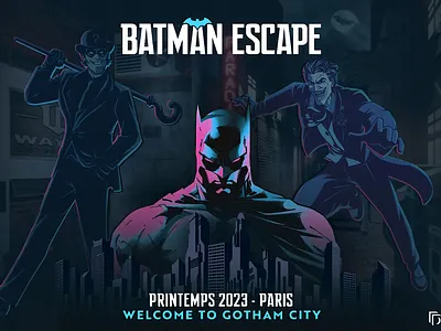🦇 Batman Escape 3d animation batman city cutouts dc comics escape game gotham joker paris riddler vfx video editing visual effects warner bros