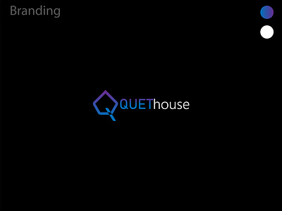 QUEThouse, app logo 3d animation app logo branding company logo graphic design logo motion graphics technology logo ui