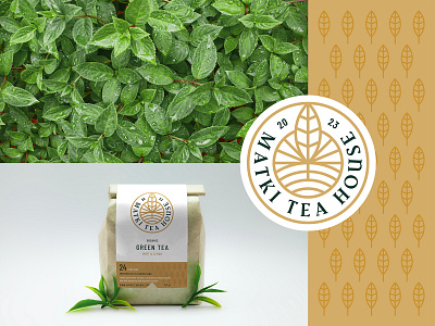 MATKI Tea House | Logo Design branding geometric graphic design lineart logo minimalist modern tea tea house logo