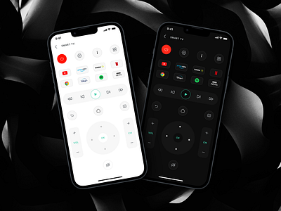 Lumoslink - Smart Remote App Design app appdesign darkmode design inspiration ios iosapp lightmode minimaldesign remote smartremote smarttv ui ux