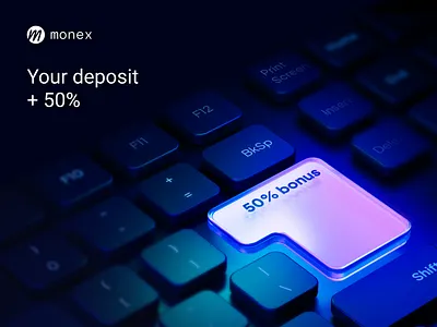 Deposit bonus 3D creative 3d arnold renderer cinema4d colorful graphic design illustration neon