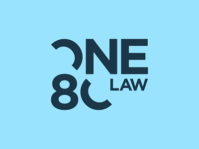 One80 Law (2018) design lawlogo logo oneeighty wordmark