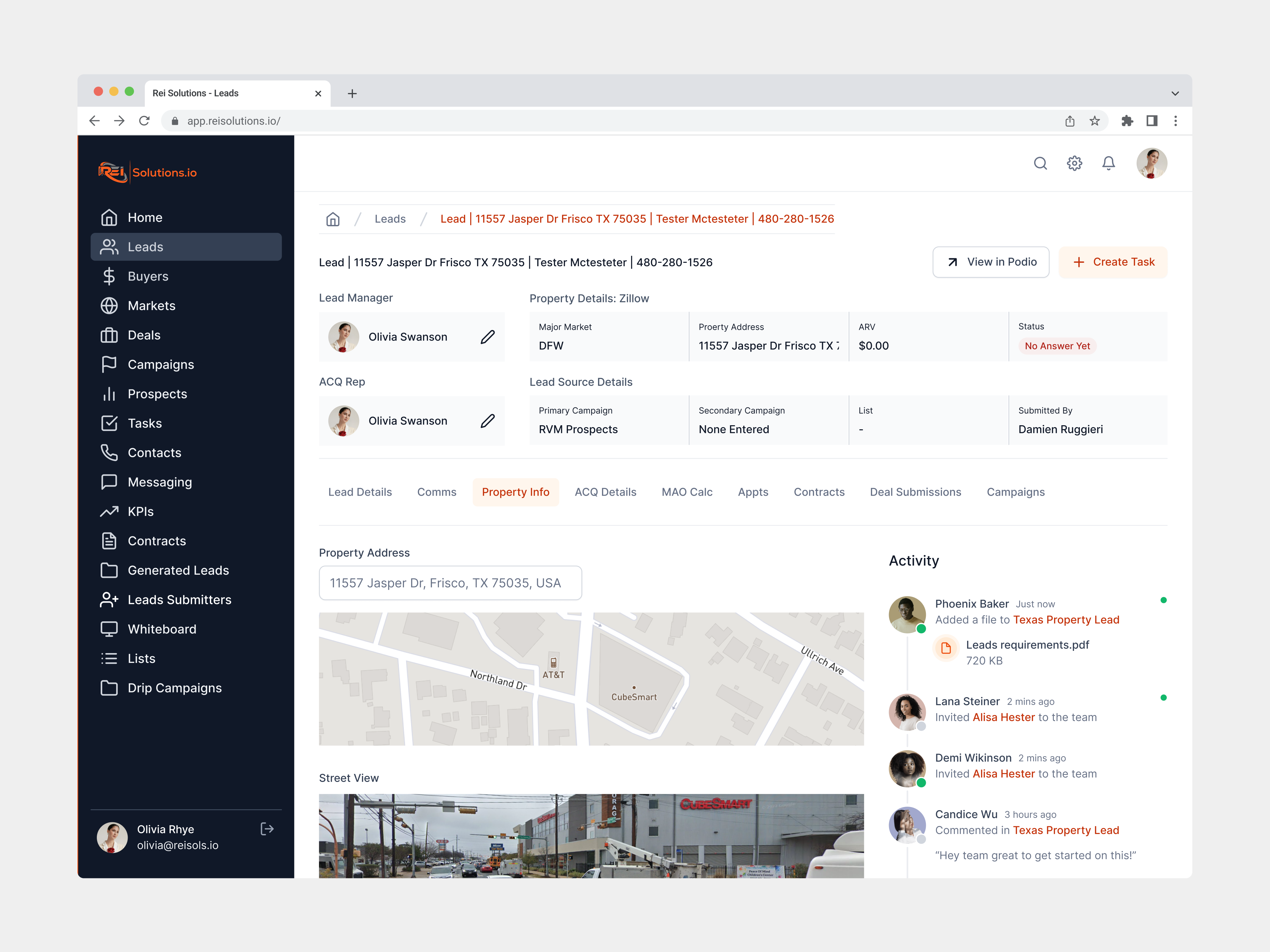 Real Estate Leads Dashboard dashboard dashboard app dashboard design dashboard ui design real estate ui