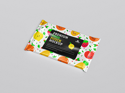 Free Pouch Mockup packaging mockup