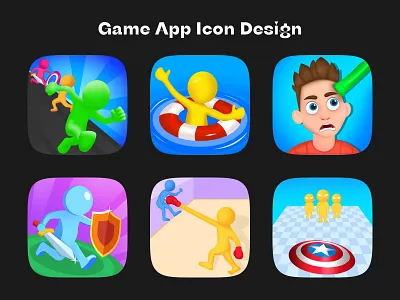 Game App icon design 2d game icon 2d game icon design app icon app icon design casual game casual game designs casual game icon game game art game assets game design game designer game icon game icons design games gui hyper casual game hyper casual game icon icon design new game icon