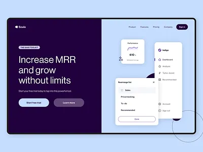 SaaS Landing Page b2b landing page b2b website product landing page saas saas design saas landing page saas product saas website
