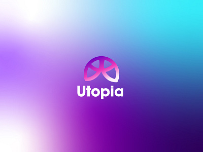 UTOPIA app logo design brand identity branding design graphic design housinglogo illustration logo motion graphics ntural logo mark organic logo tech ui vector