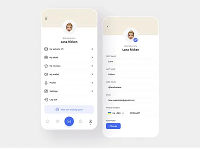 100 Days Of UI. Day 6: User Profile app dayliui personal page profile real estate ui user profile