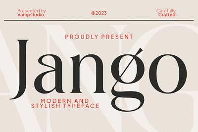 Jango Modern Serif Font branding design font font awesome font design font family fonts