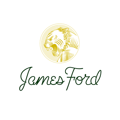 James Ford Script Logo branding design graphic design hand lettering identity illustration lettering logo vector