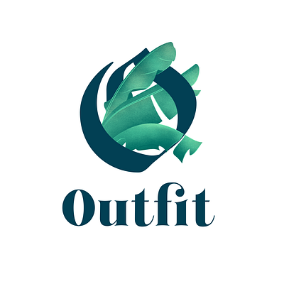 Outfit Logo branding design graphic design hand lettering identity illustration lettering logo vector