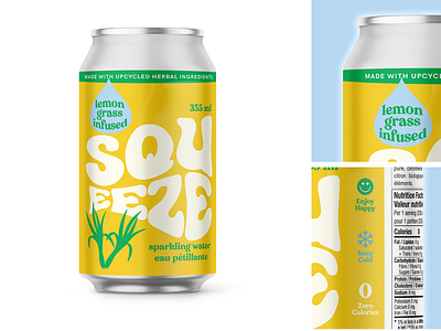 Squeeze Sparkling Water by Booch beverage cpg non alcoholic packaging sparkling water