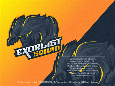 Exorcist Logo Squad branding design exorcist graphic design identity illustration logo mark squad team tshirt vector