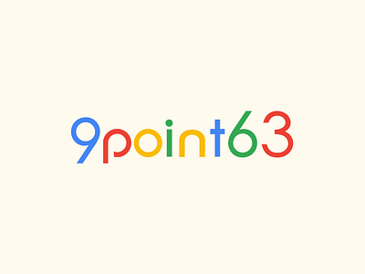 9 Point 63 Logo Design. 63 9 branding colorful creative design font graphic design graphicsdesign graphicsdesigner logo logodesign logodesigner logomaker logotype multicolor poin text typography vector