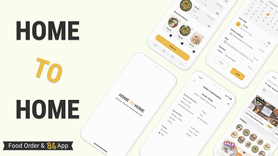 Food Order and Delivery App design food app product ui ux