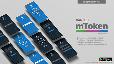 CARNET mToken redesign ui ux