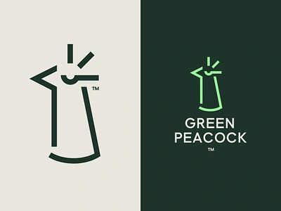 Green Peacock Awards award bio bird brand crown food greeen health ingredient logo natural peacock quality restaurant spoon