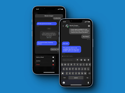 Chat / Messaging chat ios iphone message mobile product design ui