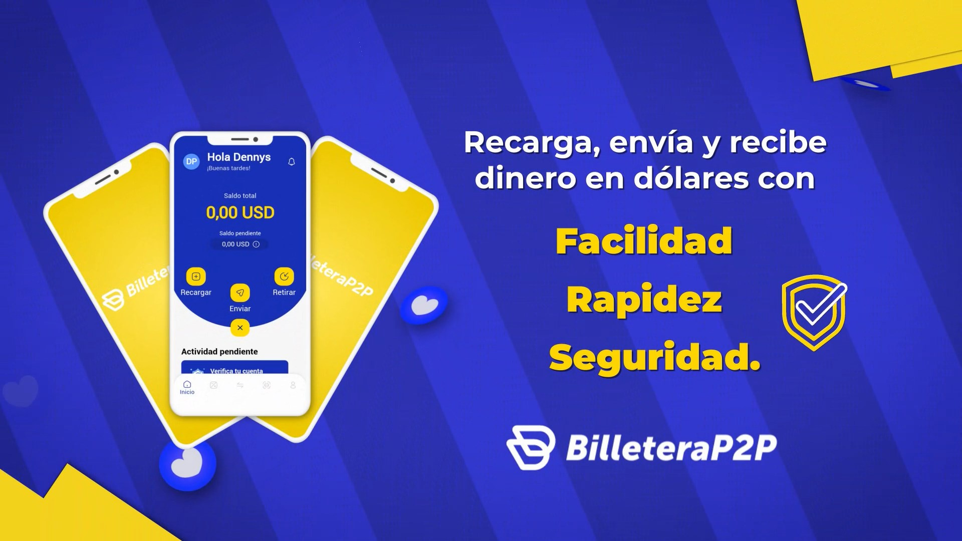 App visibility Professional Preview Videos (Billetera P2P) 3d ads animation app branding graphic design motion graphics preview promo app