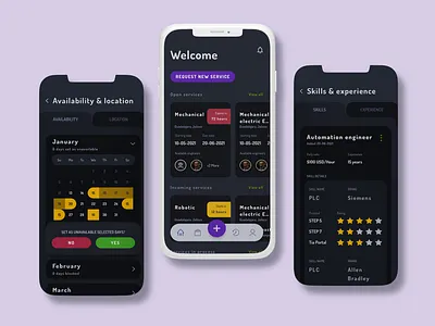 Ingenear - Mobile App clean design mobile app ui ux