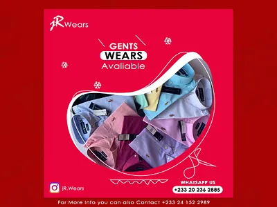 jR Wears branding graphic design