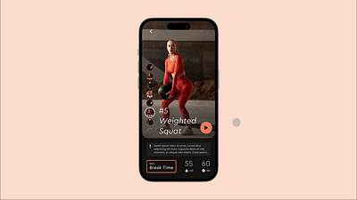 DailyUI_D62_Workout of the Day 062 animation bodybuilt crossfit daily ui design fitness motion graphics training ui wod workout workout of the day