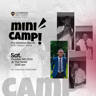 Mini Camp design graphic design