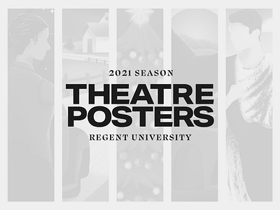 2021 Theatre Posters 2021 college illustrations julius caesar play posters procreate regent season theatre university