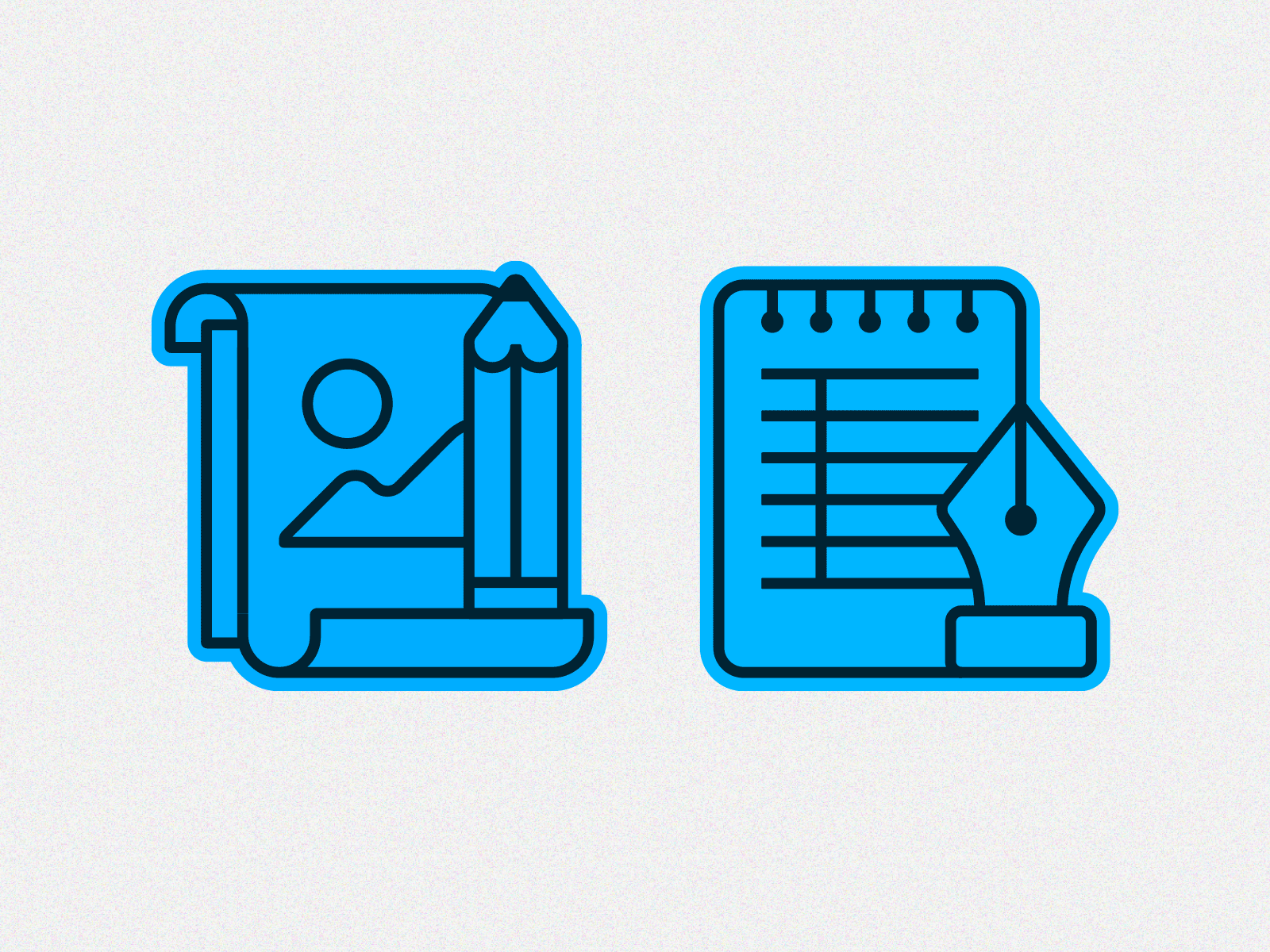 Write Stuff Down ✍️ draw drawing icon illustration paper pen pencil ui write