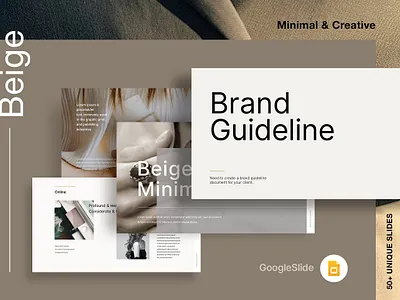 Beige | Brand Guideline Template app branding design graphic design illustration logo typography ui ux vector