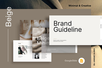 Beige | Brand Guideline Template app branding design graphic design illustration logo typography ui ux vector