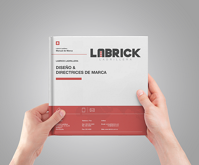 Labrick Branding Book branding design digital graphic design labrick logo product design ui visualdesign