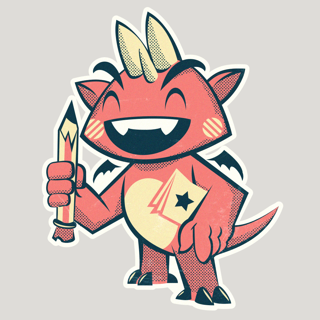 StickerMonsterrrrrr. RAWR! illustrator