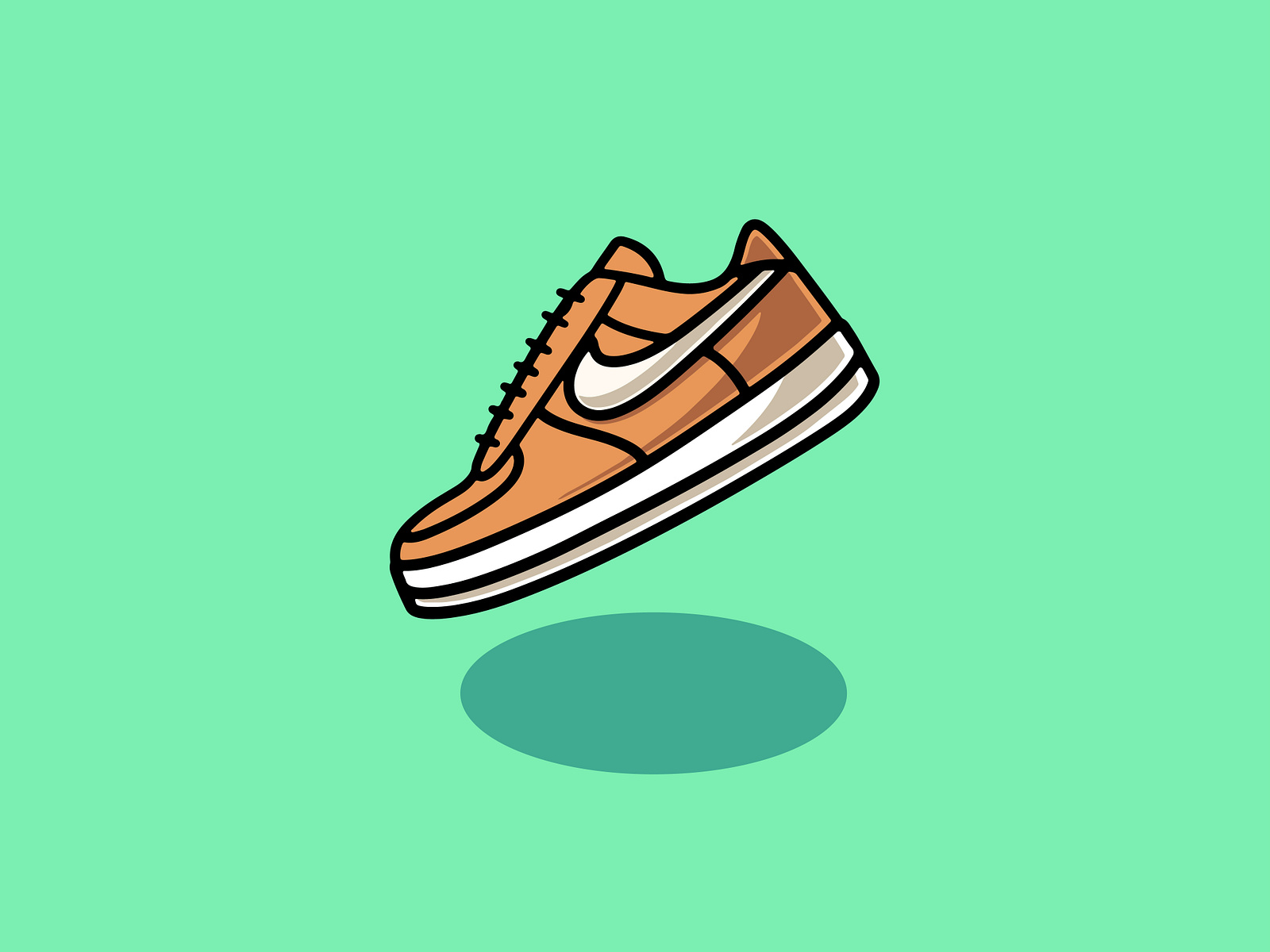 Cute Simple Shoes Cartoon Illustration by Cubbone on Dribbble