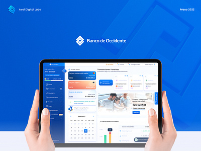 Occidente - Banking Portal banking branding design digital logo occidente product design ui uidesign ux design webapp