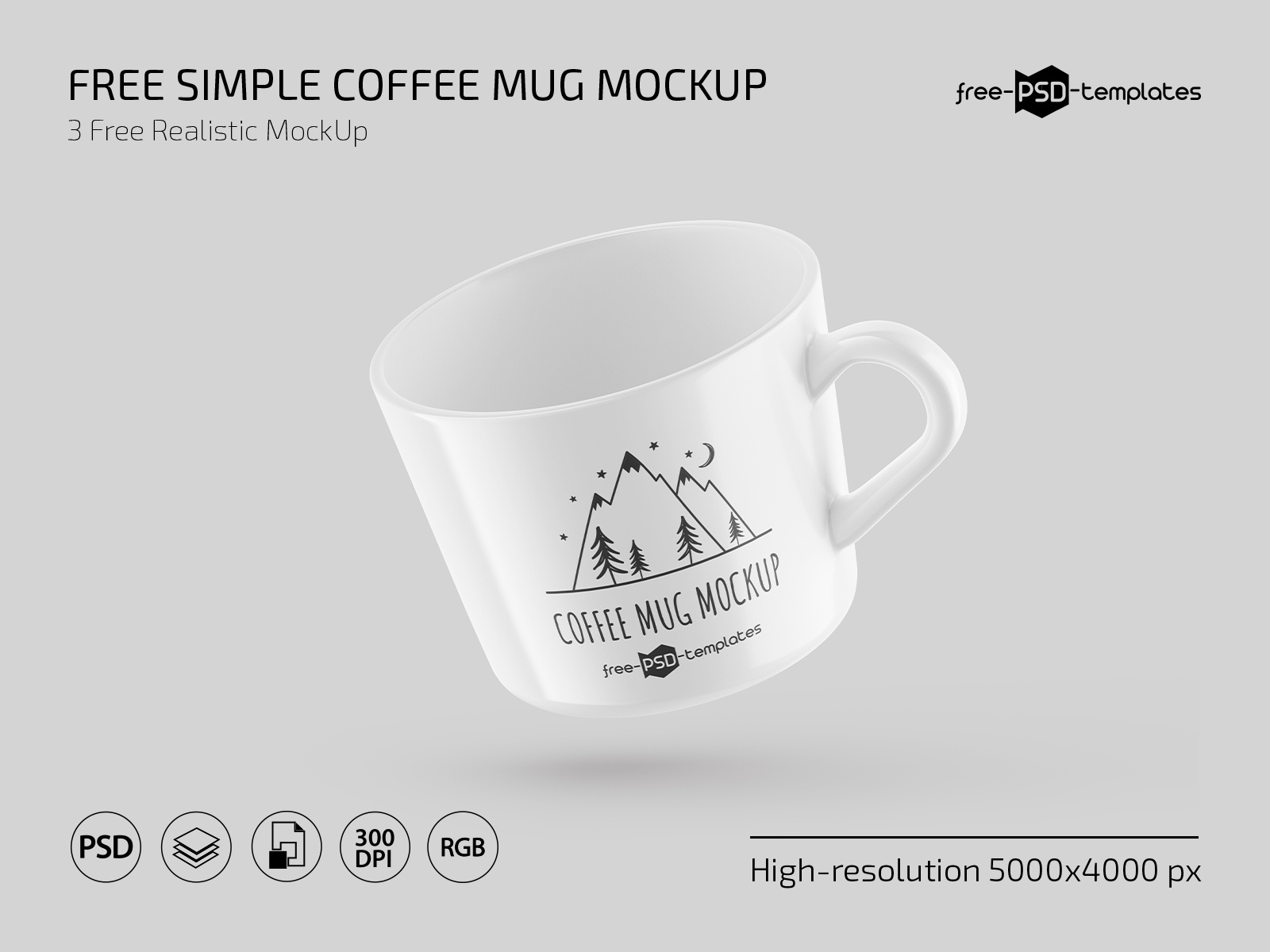 Free Simple Coffee Mug Mockup By Free PSD Templates On Dribbble