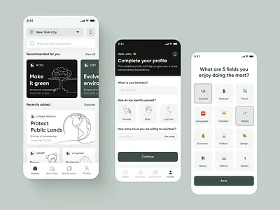 Volu | Mobile app colorful design illustration logo ui ui design uidesign uiux ux webdesign