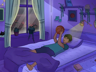 i will create lofi loop video 3d animation design graphic design illustration lofi motion graphics