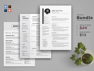 Resume/CV Bundle resume bundle