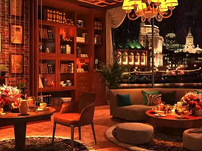 i will create cozy coffee shop with jazz music 3d animation app design graphic design illustration motion graphics ui