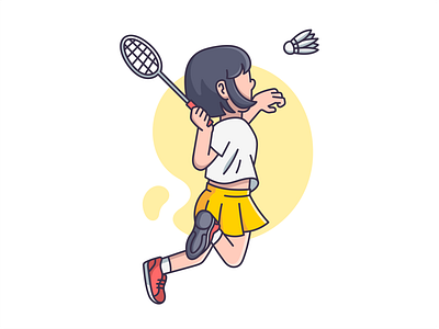 Badminton player badminton