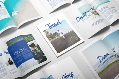 Travel Magazine Template branding design event graphic design indesign print template