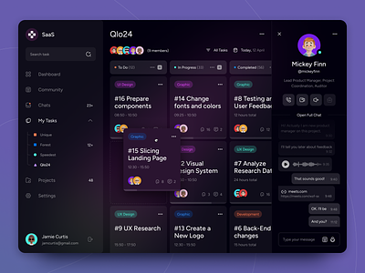 Project Management Dashboard Design admin admin panel admin theme admin ui app design chat dashboard dashboard design dashbord design design agency management interface sidebar taks management team management ui design ui ux design user user dashboard web app design