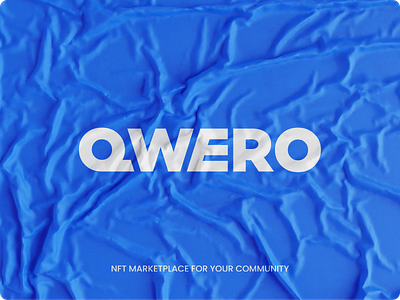 Qwero - Branding elements for the NFT platform brand identity branding branding design graphic design logo logo design marketing banners merchandise promo materials design