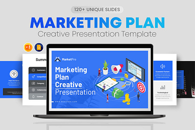 Marketing Plan PowerPoint Template annual business design google slide graphic design keynote plan powerpoint ppt presentation template