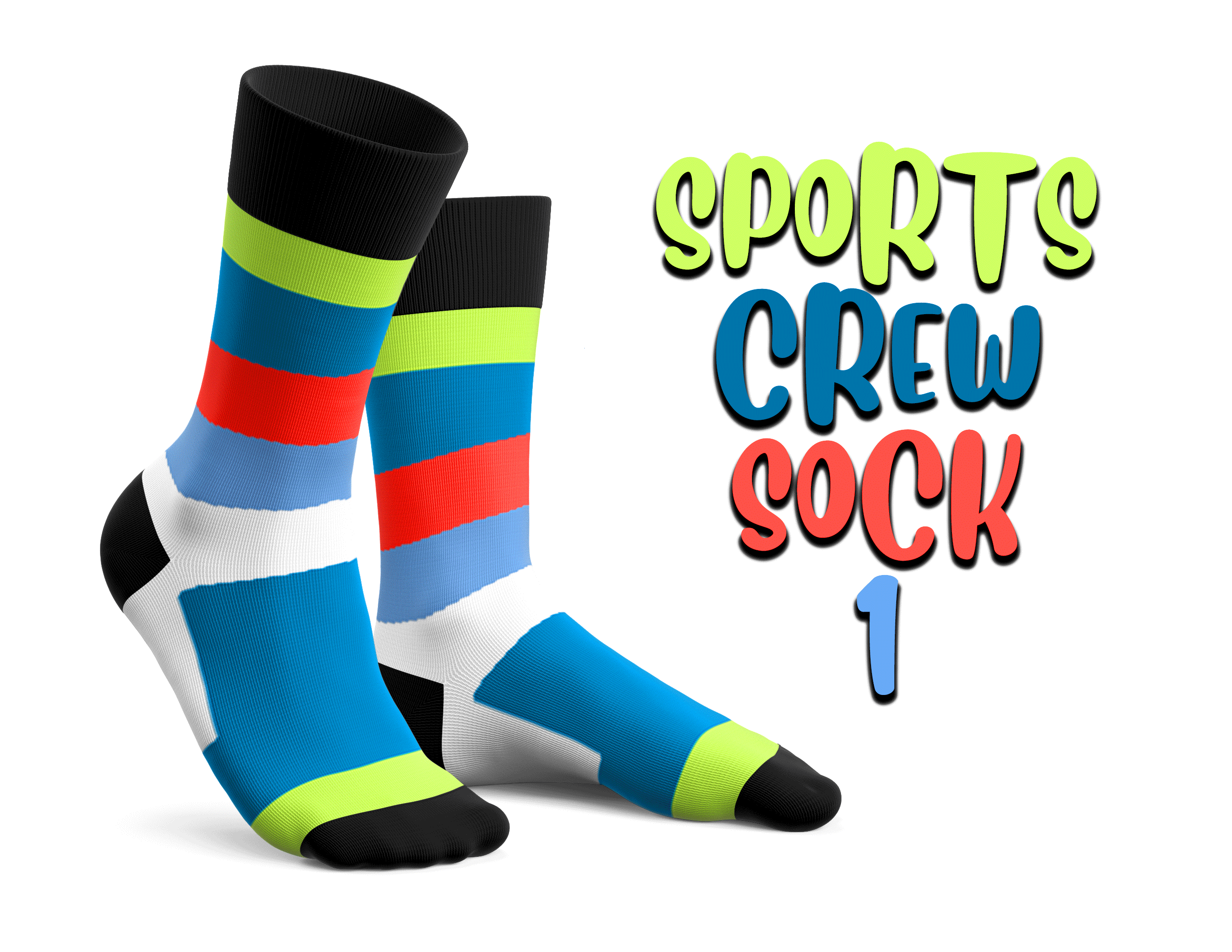 Sports Crew Sock 1