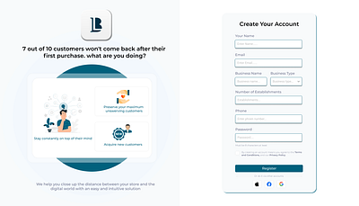 Create An Account design graphic design ui vector