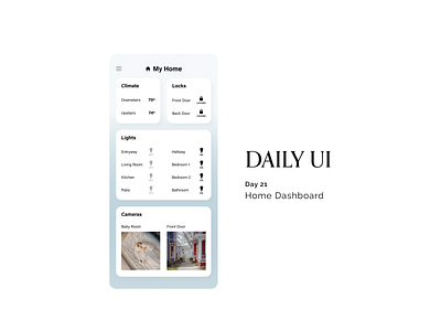 Daily UI #021 - Home Dashboard daily ui day 21 home dashboard ui ux