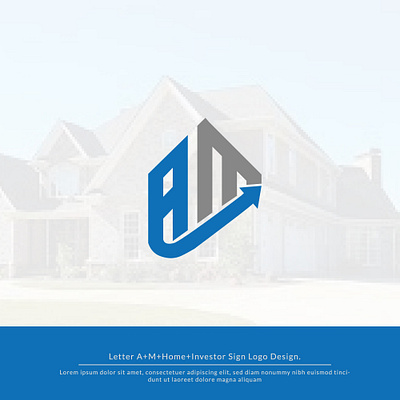 A+M Real-Estate Logo Design am logo design artwork compny creative logo graphic design logo logodesign real estate